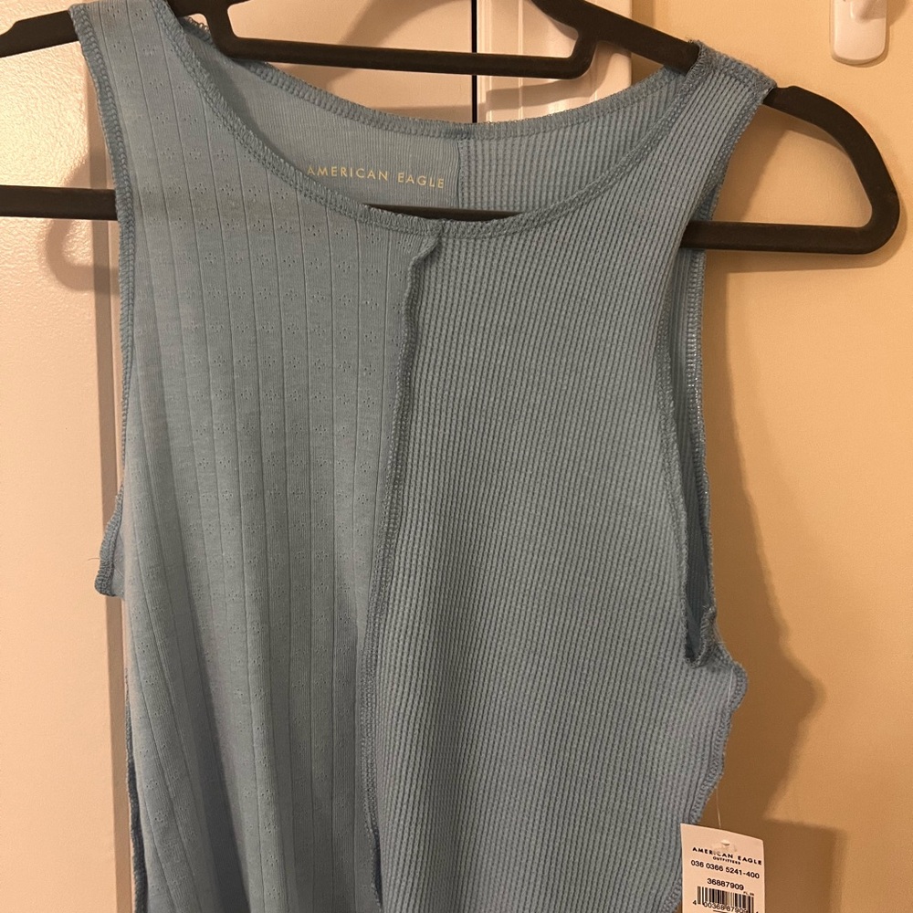American Eagle Outfitters Light Blue Women's Tank Top